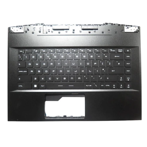 Laptop Black PalmRest& Black Keyboard For MSI GE66 Raider 10SE 10SF 10SFS 10SGS United Kingdom UK/GB Single-Key RGB Backlighting New