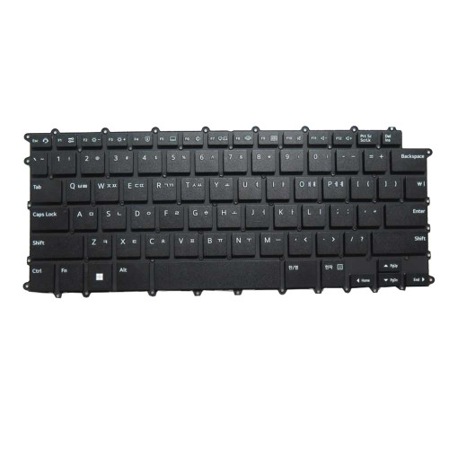 Black Laptop Backlit Keyboard For LG KT0120B7AS03KRA00 AEW74232901 Korean KR No Frame