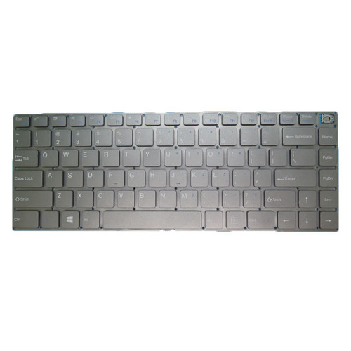 (Key drop) Laptop 98% New Keyboard For Teclast F7 English US Grey NO Frame (Empty 4-pin function key is below)