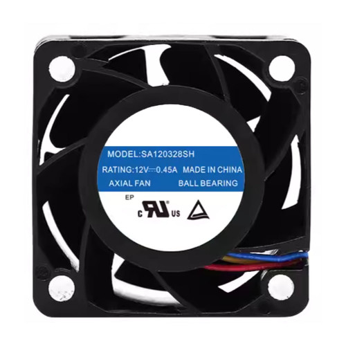 Cooling Fan For SJ SA120328SH DC12V 0.45A 38*38*28MM 4-wire New