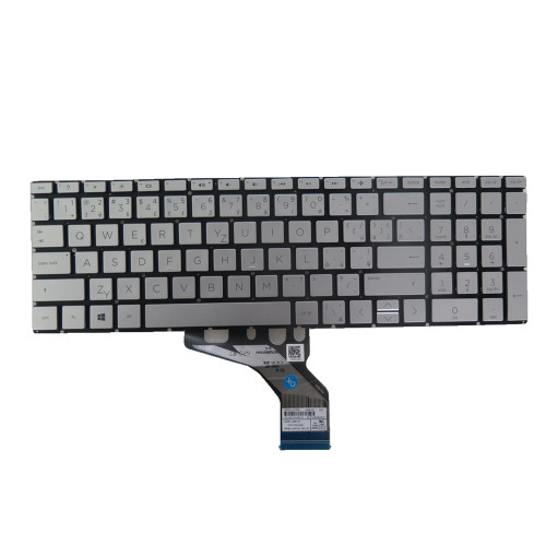 Laptop Keyboard For HP 15-DW000 Without Backlit Czech CZ Silver New