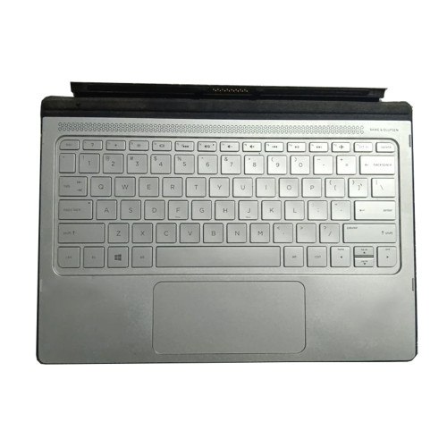 Laptop Keyboard Base For HP Spectre x2 12-A000 KU-1503 830341-001 Soft cover United States US Silver