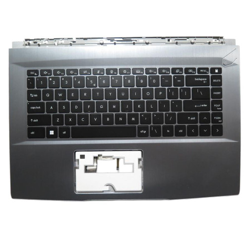 Used Laptop Blue PalmRest& Black Keyboard For MSI GF63 WP65 WF65 3076R1C421HG0 NSK-FD2BN 9Z.NEVBN.21D Without Touchpad United Kingdom UK Monochrome Backlight