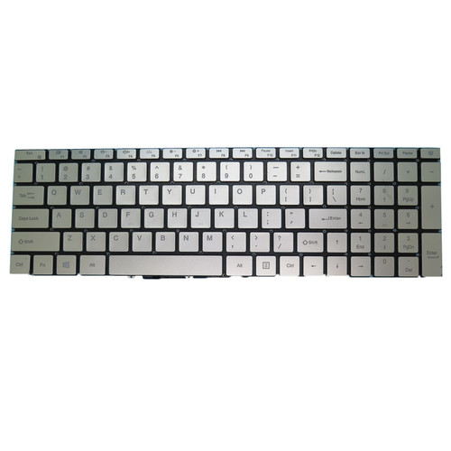 Used Laptop Backlit Keyboard For AllBook L MB3661009 YXT-NB93-142 15.6 United States US Silver 98% New