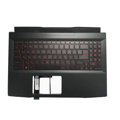 Laptop Black PalmRest&Keyboard For MSI GF66 GF76 MS-1581 307585C211M77 NSK-FG0JBN 9Z.NK1BN.J0R Without Touchpad Monochrome Backlight Russian RU New