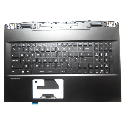 Laptop Black PalmRest&Keyboard For MSI GP76 MS-17K2 3077K2C228Y31 S1N3EUK2V2SA0 V195122AK2 Without Touchpad Single-Key RGB Backlighting United Kingdom UK New
