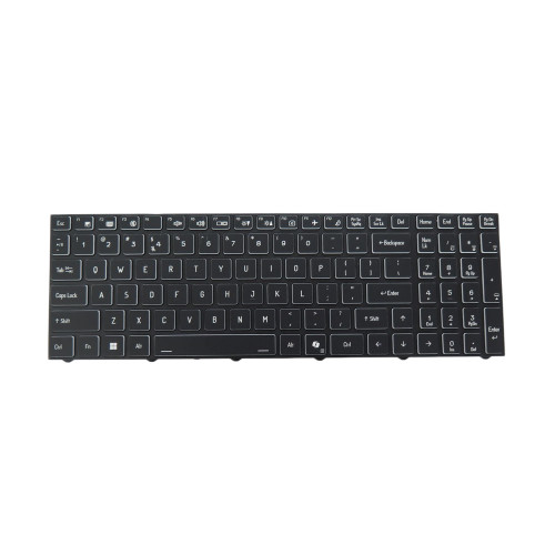 Laptop RGB Backlit Keyboard For CVM18H93US9430007 6-80-PC510-013-1 United States US With AI Key Black Frame New