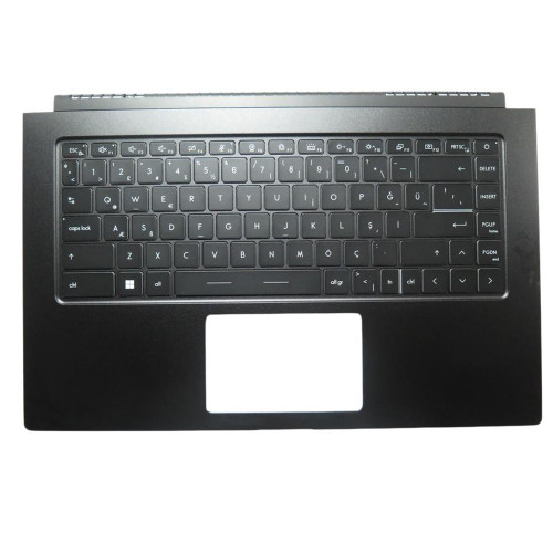 Used Laptop Black PalmRest&Keyboard For MSI Prestige 15 A10RC P15-A10 E2P-5510223 S1N2ETR2L1SA0 V194222EK4 Without Touchpad Monochrome Backlight Turkey TR