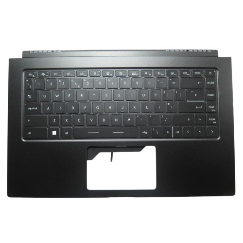 Used Laptop Black PalmRest&Keyboard For MSI Prestige 15 A10RC P15-A10 E2P-5510223 S1N2EUK2M1SA0 V194222EK4 Without Touchpad Monochrome Backlight United Kingdom UK