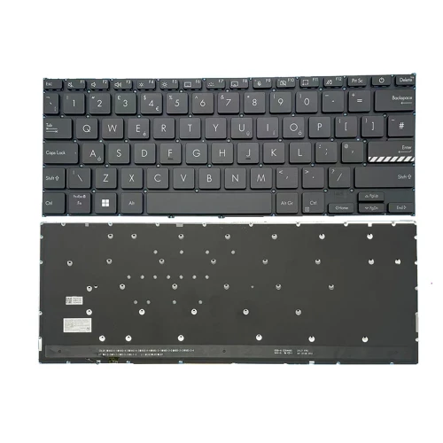Laptop Keyboard For ASUS VivoBook 14 S1402 S1402ZA S1402IA Without Frame Black United Kingdom UK With Backlit