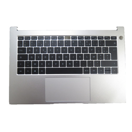 Laptop PalmRest&keyboard For HUAWEI MateBook D14 2H-BCQFRH80121 Silver French FR With Touchpad With Backlit 