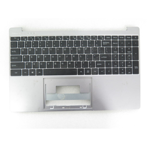 Used Laptop Silver PalmRest&Keyboard For IPASON MaxBook P2 United States US Backlit Black Keyboard No Touchpad 98% New