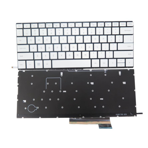 Laptop Backlit Keyboard For MB2804005 2 PRIDE+K4262 English US White No Frame New