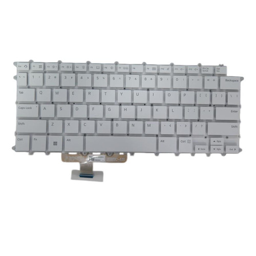 Laptop NO Backlit Keyboard For LG KT0120B7GS03KRB00 AEW74231181 KT0120B7GS03 English US White NO Frame New