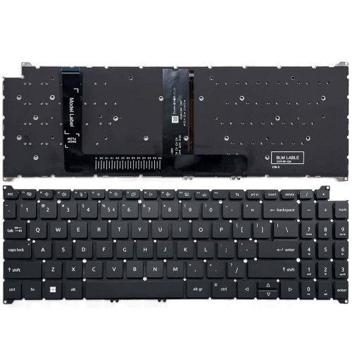 Laptop Backlit Keyboard For ACER Swift 16 AI SF16-51T SF16-51T-76TG English US Black New