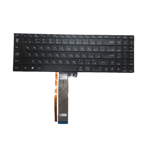 Laptop Keyboard for MECHREVO 18C8D KBDR17A008-6133 KT0118C8DS59JAB00 Black Japanese JP With 2-zone RGB Backlit