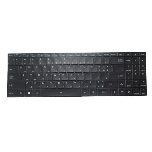 Laptop Keyboard for MECHREVO 18C8D KBDR17A008-6071 KT0118C8DK59ARRA000 Black Arabic AR With Backlit