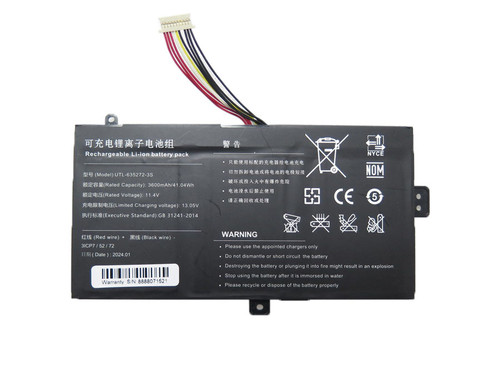 Laptop Battery For Digma EVE15 P417 DN15P3-8CXW01 11.4V 3600mAh 41.04Wh 10PIN 9Lines