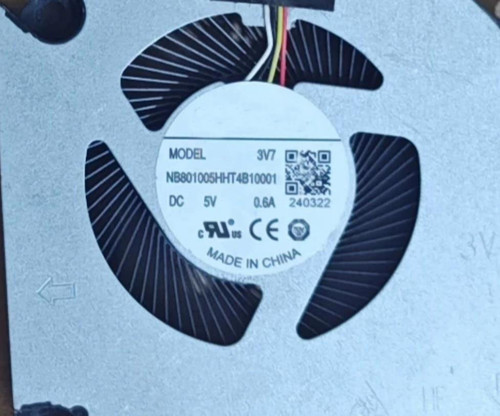 Laptop Cooling Fan For NB801005HHT4B1001 3V7 DC 5V 0.6A 4PIN New