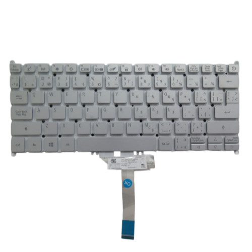 Laptop Monochrome Backlight Keyboard For ACER For Swift 3 SF313-53-790J Canadian CA Silver New
