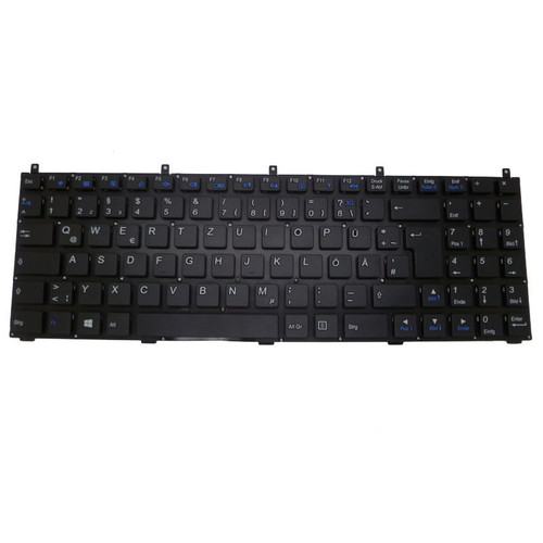 Laptop Without Backlit Keyboard For CLEVO X7200 X7201 German GR Black Without Frame New