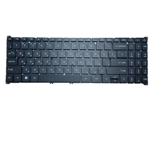 (Without AI key) Laptop No Backlit Keyboard For ACER Aspire 16 AI A16-52M Russian RU Black New