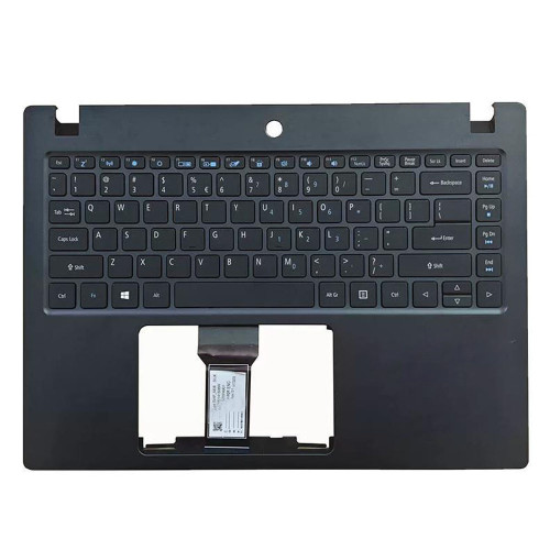 Laptop Black PalmRest&Keyboard For ACER TravelMate X3 TMX3410 TMX3410-M TMX3410-MG TMX410 English US Black Keyboard New