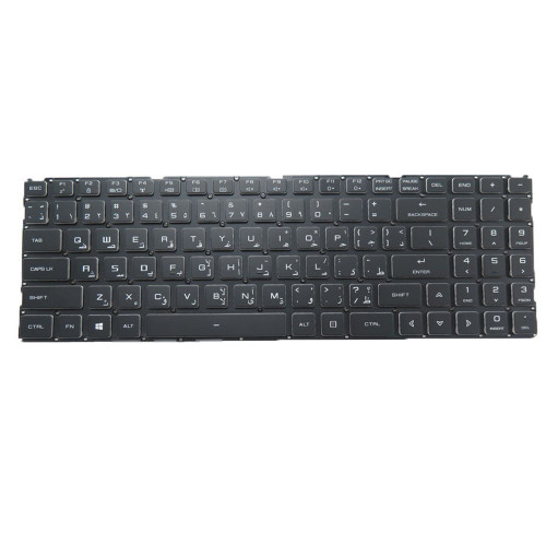 Laptop Keyboard For ACER Nitro Shadow 16 SH16-72 N24JA1 Arabia AR Without Backlit Black No Frame New