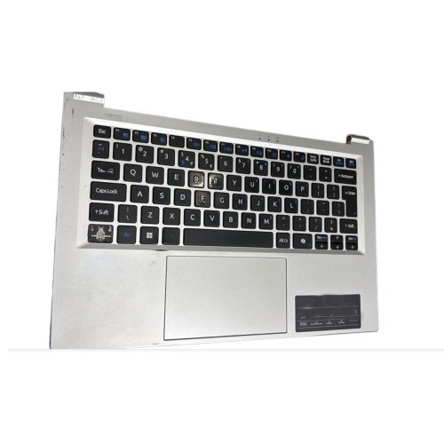 Silver Laptop PalmRest&Keyboard For ACER TravelLite TL14-52M UN.34GSI.01R English US New