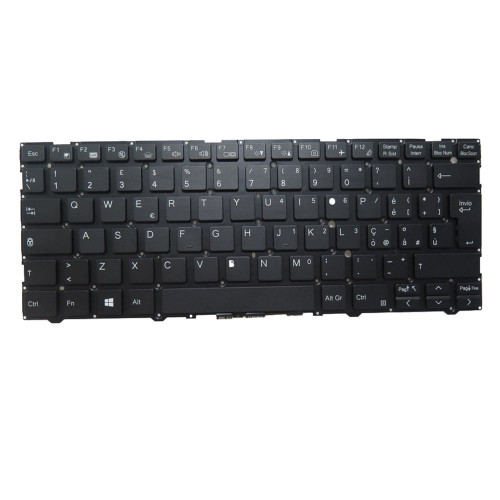Laptop Backlit Keyboard For ACER TravelLite TL14-52M UN.34GSI.01R Italy IT Black New