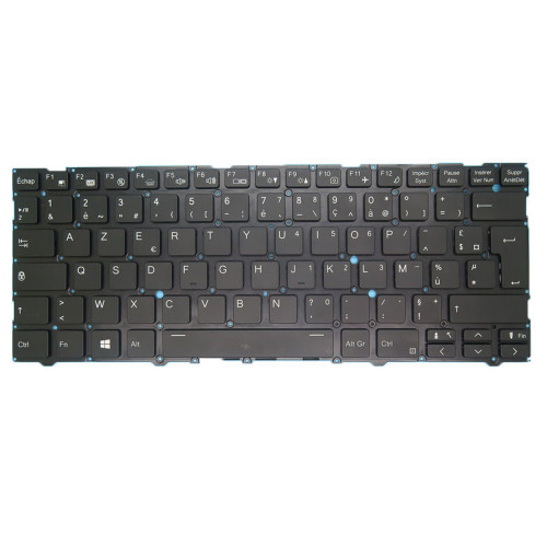 Laptop Backlit Keyboard For ACER TravelLite TL14-52M UN.34GSI.01K French FR Black New
