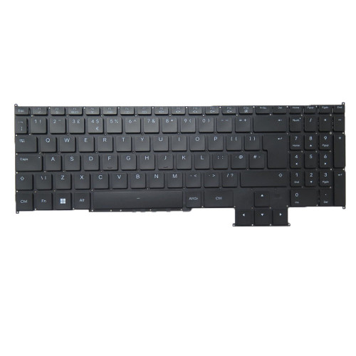Laptop No Backlit Paper Keyboard For Eluktronics HYDROC-16 G2 Ultra Pro Edition United Kingdom UK Black No Frame New