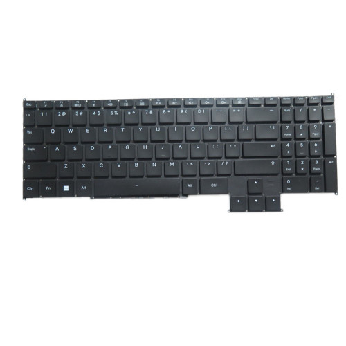 Laptop No Backlit Paper Keyboard For Eluktronics HYDROC-16 G2 Ultra Pro Edition United States US Black No Frame New