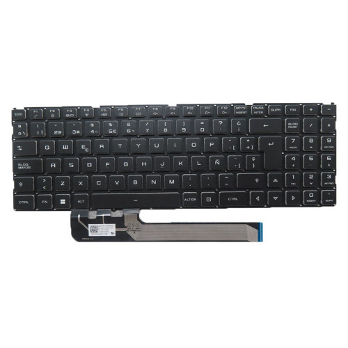 Laptop No Backlit Paper For Eluktronics For Matrix RP-15 For Matrix RP-15 G1 For Matrix RP-15 G2 Spanish SP Black Without Frame New