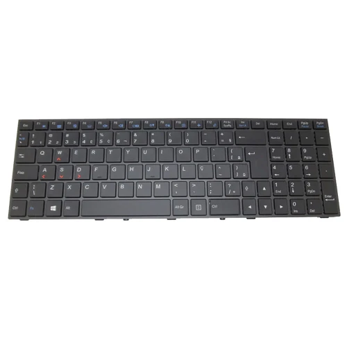 Laptop No Backlit Paper Keyboard For CLEVO P650RA P650RE3 P650RE3-G P650RE6 P650RE6-G P650REG P650REG-G Brazilian BR Black No Frame New