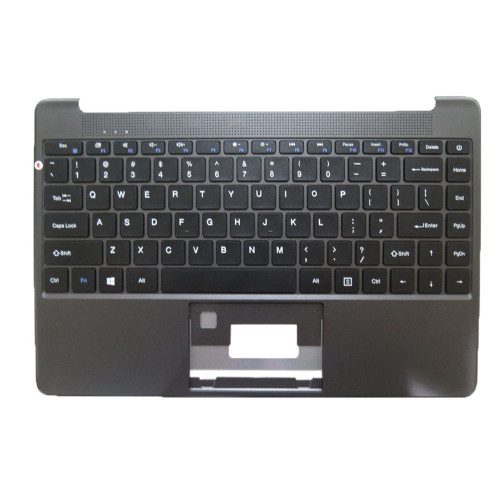 Used Laptop Gray PalmRest&Keyboard For FEEDME F7 PRO English US 95% New