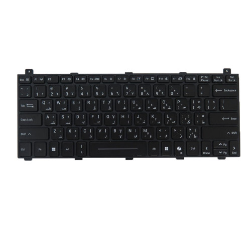 (AI Key) Laptop Backlit Keyboard For GETAC S510 U7 Arabia AR Black New