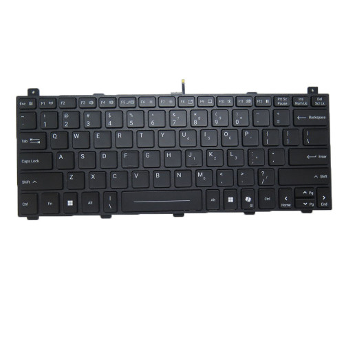 (AI Key) Laptop Backlit Keyboard For GETAC V120 English US Black New