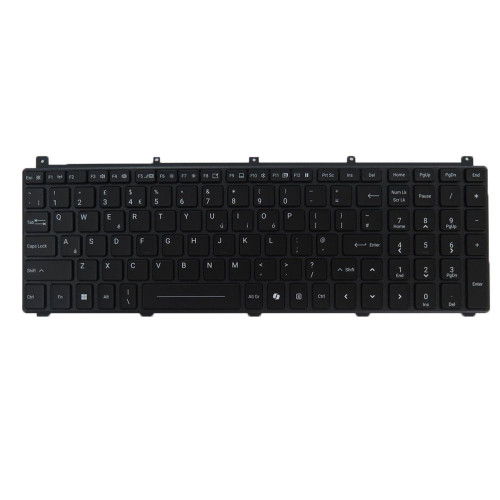 (AI Key) Laptop Backlit Keyboard For GETAC X600 G1 X600G1 United Kingdom UK/GB Black New