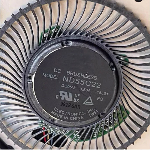 Cooling Fan For ND55C22-18L01 DC05V 0.50A 4PIN New