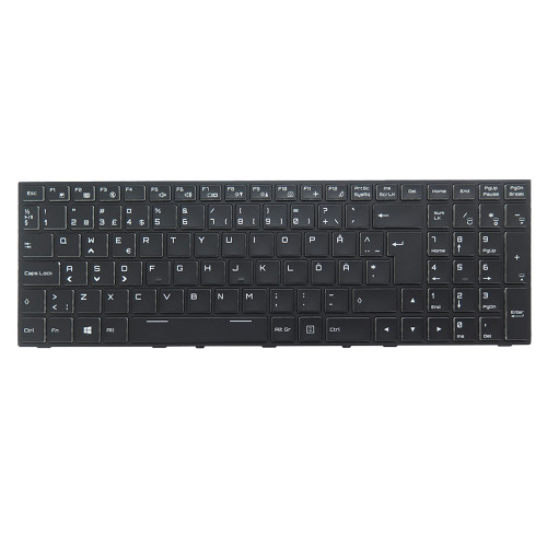 Laptop 3-zone RGB Backlight Keyboard For Eluktronics P650HP6 P650HP6-G P650HS P650HS-G Sweden SD Black Frame New