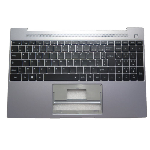Laptop PalmRest&keyboard For MEDION MB3501023 XK-HS208 Silver Top Case Black French FR With Backlit