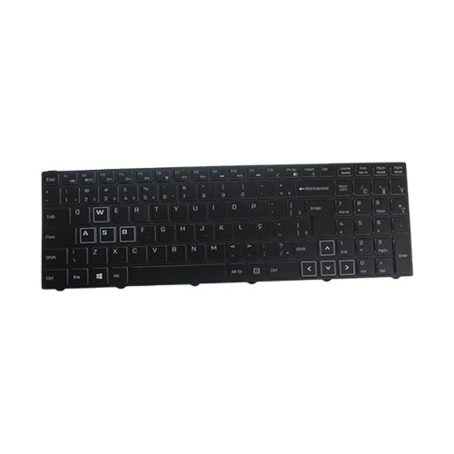 Laptop 3-Zone RGB Backlit Keyboard For Eluktronics P955ER P955ER Pro-X P957HR Brazil BR Black New