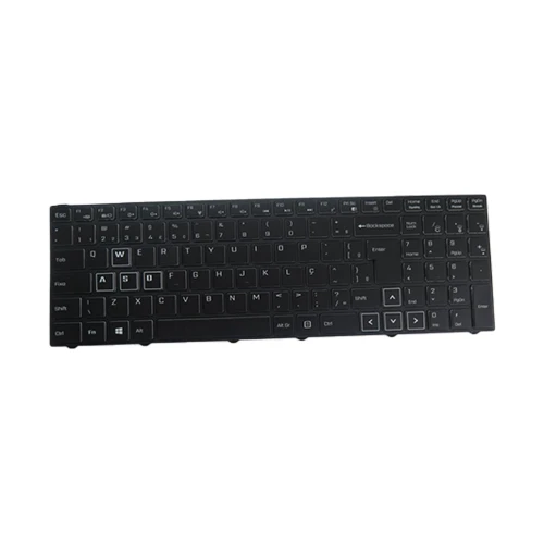 Laptop 3-Zone RGB Backlit Keyboard For Eluktronics PA71HP6 PA71HS-G PA71HS-G Pro-X Brazil BR Black New