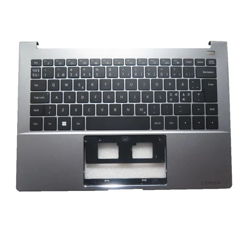 Laptop PalmRest&keyboard For MECHREVO XN39-140M 903200030 MB2808010 F0124-010 Gray Top Case Nordic NE With Backlit Without Touchpad Used