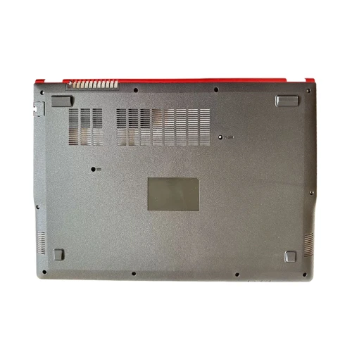Laptop Bottom Case For 6-39-N15Z3-013 Black With Red Trim New