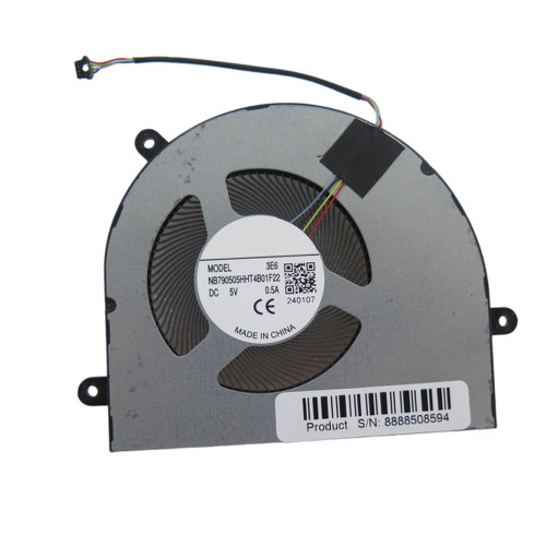 Laptop Cooling Fan NB790505HHT4B01F22 3E6 DC5V 0.5A 4?Wire Black?Blue?Yellow?Red 70mm Piercing Wire 95% New