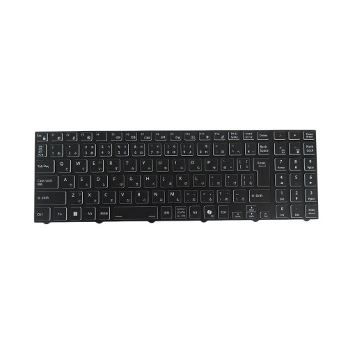 Laptop 4-zone RGB Backlight Keyboard For CVM19H10J09430E 6-80-NL710-21C-1M Japanese JP Black Frame New