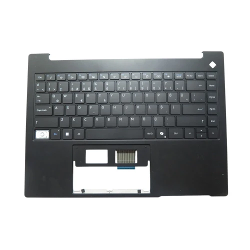 Laptop Palmrest&Monochrome Backlight Keyboard For 230810-C1401 MB29010023 F0034-023 Turkish TR Black Without Touchpad Missing keycaps 90% New