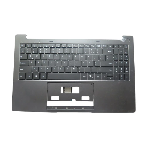Laptop Palmrest&Monochrome Backlight Keyboard For 10100303312188 DY325H KN15-BL-B Latin America LA Grey With AI Key Without Touchpad 90% New